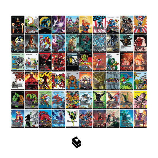 Magic The Gathering x Marvel Super Heroes Source Material  - NORMAL Complete Set of 60 Cards