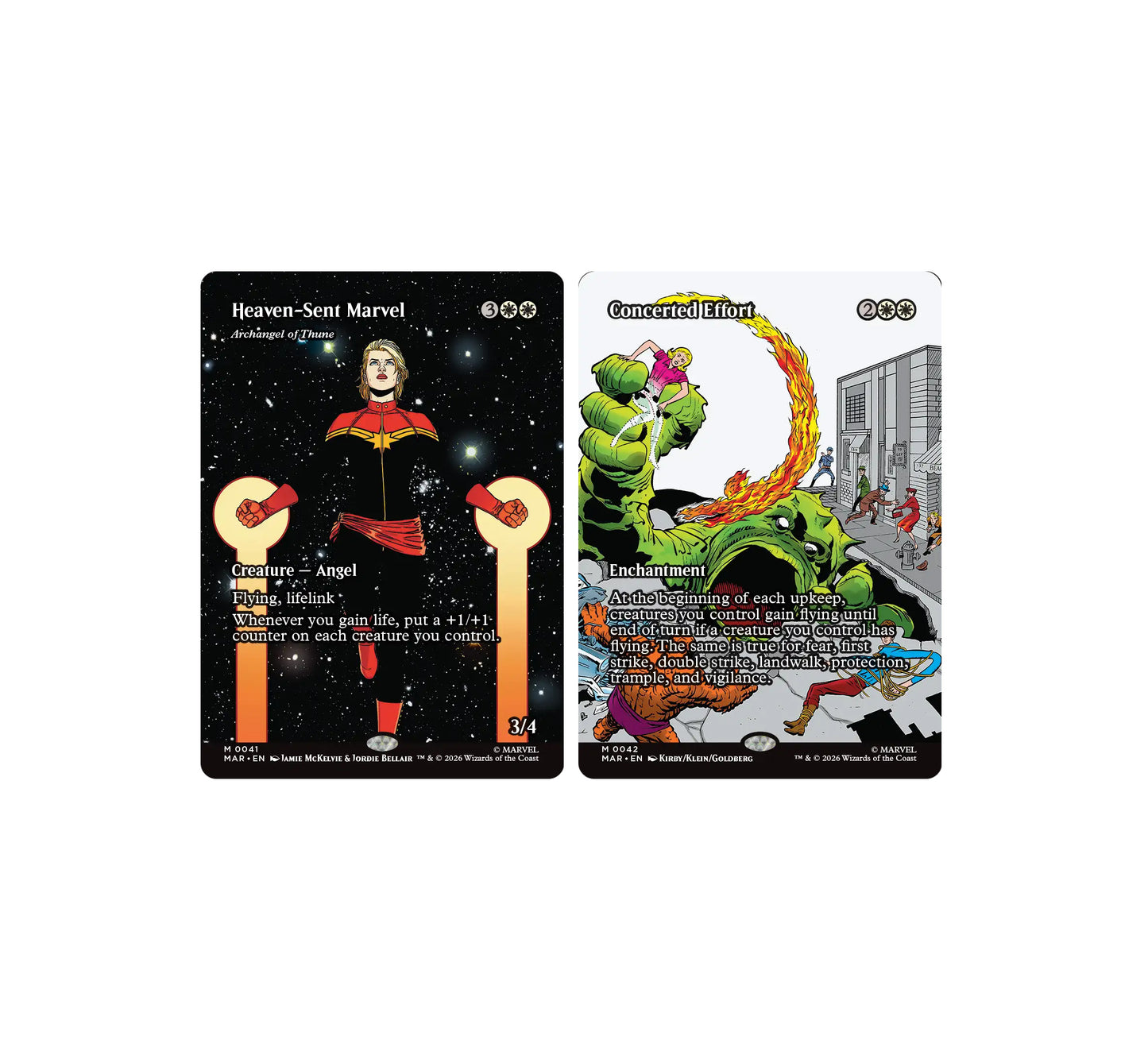 Magic The Gathering x Marvel Super Heroes Source Material  - NORMAL Complete Set of 60 Cards