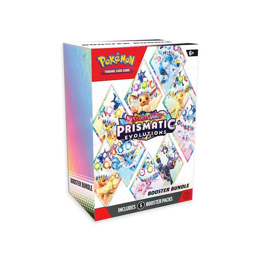 Pokemon - Scarlet & Violet - Prismatic Evolutions - Booster Bundle (6 Packs)