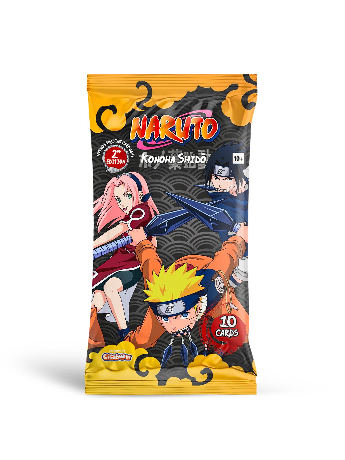Naruto TCG - Mythos – Set 1 Konoha Shido - SDCC 2026 #133 Foil Promo + 24 Pack Booster Display Box
