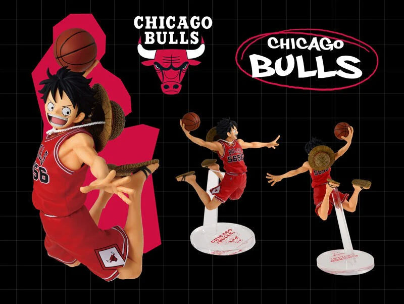 One Piece × NBA Master Stars Piece - Monkey D. Luffy (Chicago Bulls) Action Figure