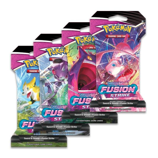 Pokemon - Sword & Shield - Fusion Strike Sleeved Booster Pack (Styles May Vary) - 1 PACK