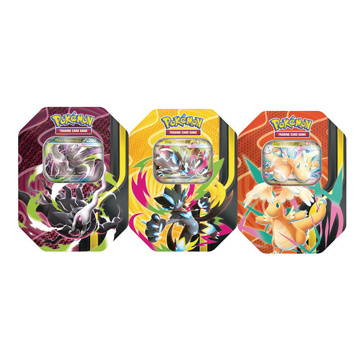 Pokemon TCG: Mega Forces - MAX 1 - Set of 3 Tins (Dragonite, Darkrai, Zeraora) Assortment [PRE-ORDER AUGUST 28]