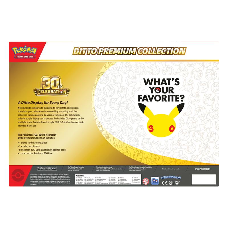 Pokemon TCG - MAX 1 - 30th Celebration Ditto Premium Collection (PRE-ORDER NOV 6, 2026)