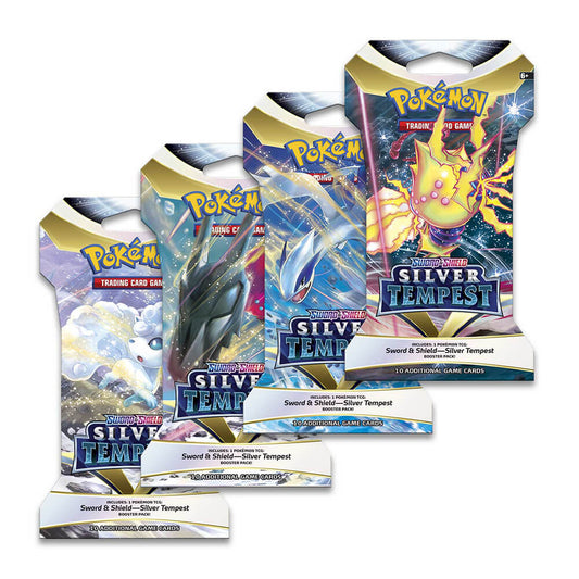 Pokemon - Sword & Shield - Silver Tempest Sleeved Booster Pack (Styles May Vary) - 1 PACK
