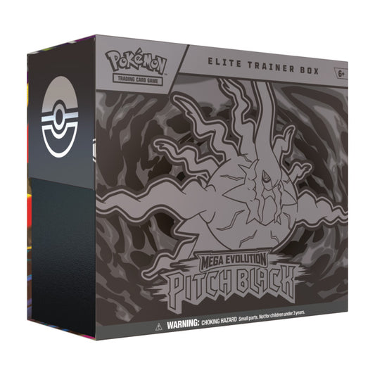 Pokemon Mega Evolution - ME05 Pitch Black - (MAX 1) Elite Trainer Box  (PRE-ORDER JULY 17)