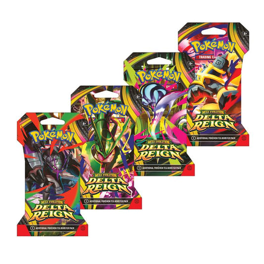Pokemon Mega Evolution ME06 - Delta Reign - MAX 4 - Blister Booster Paack (PRE-ORDER NOV 6)