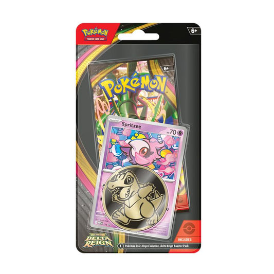 Pokemon Mega Evolution ME06 - Delta Reign - MAX 8 - Checklane Blister Pack (PRE-ORDER NOV 6)