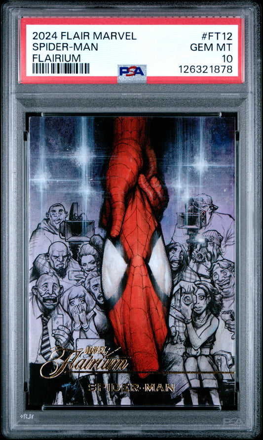 2024 Upper Deck Flair - Marvel Premium - Spider-Man #FT-12 - PSA 10