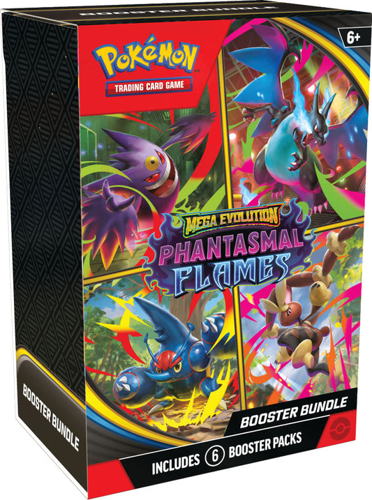 Pokemon - Mega Evolution - Phantasmal Flames Booster Bundle - (MAX 2) - PRE-ORDER NOV 2025
