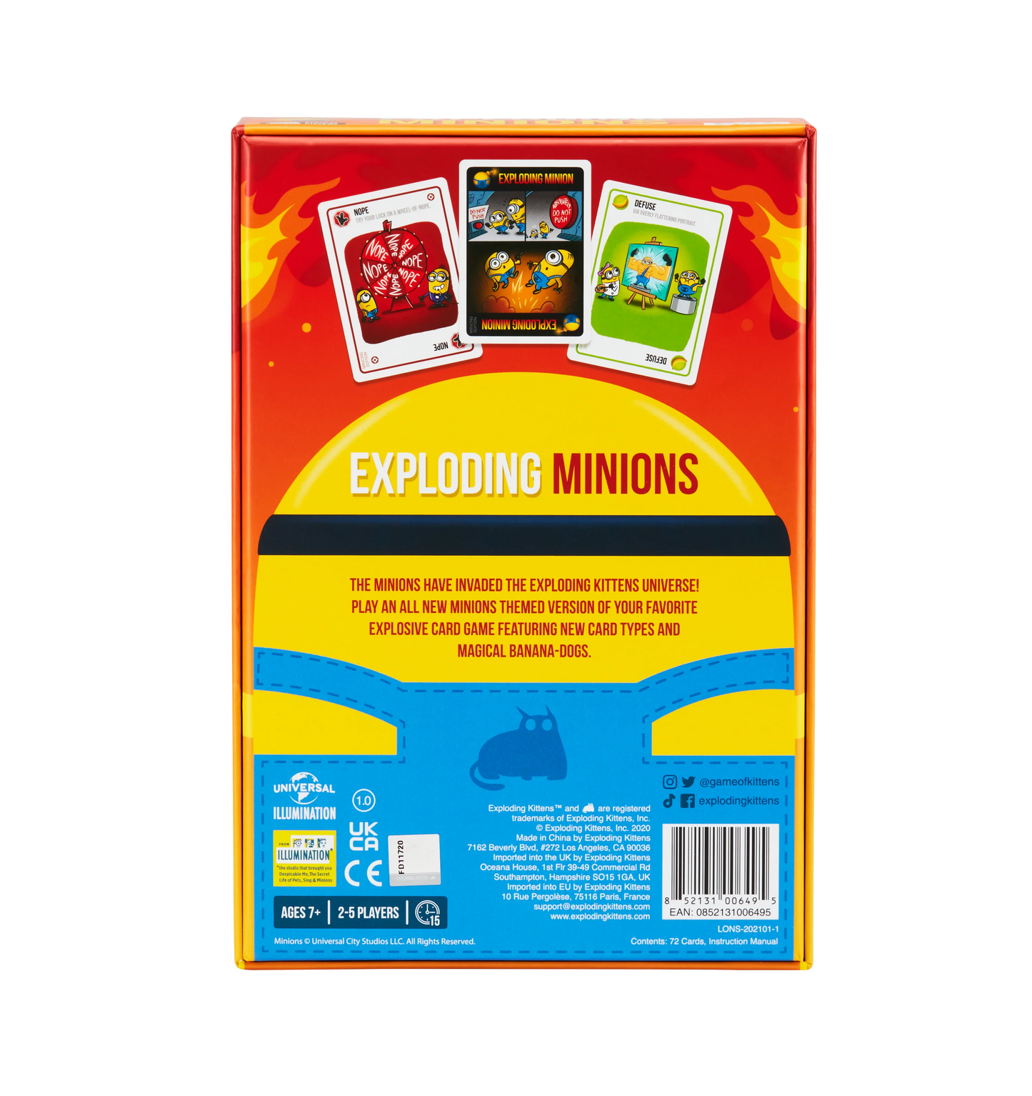 Exploding Minion Exploding Minions - Card Game by Exploding Kittens - Ages 7+ – SoleSavy