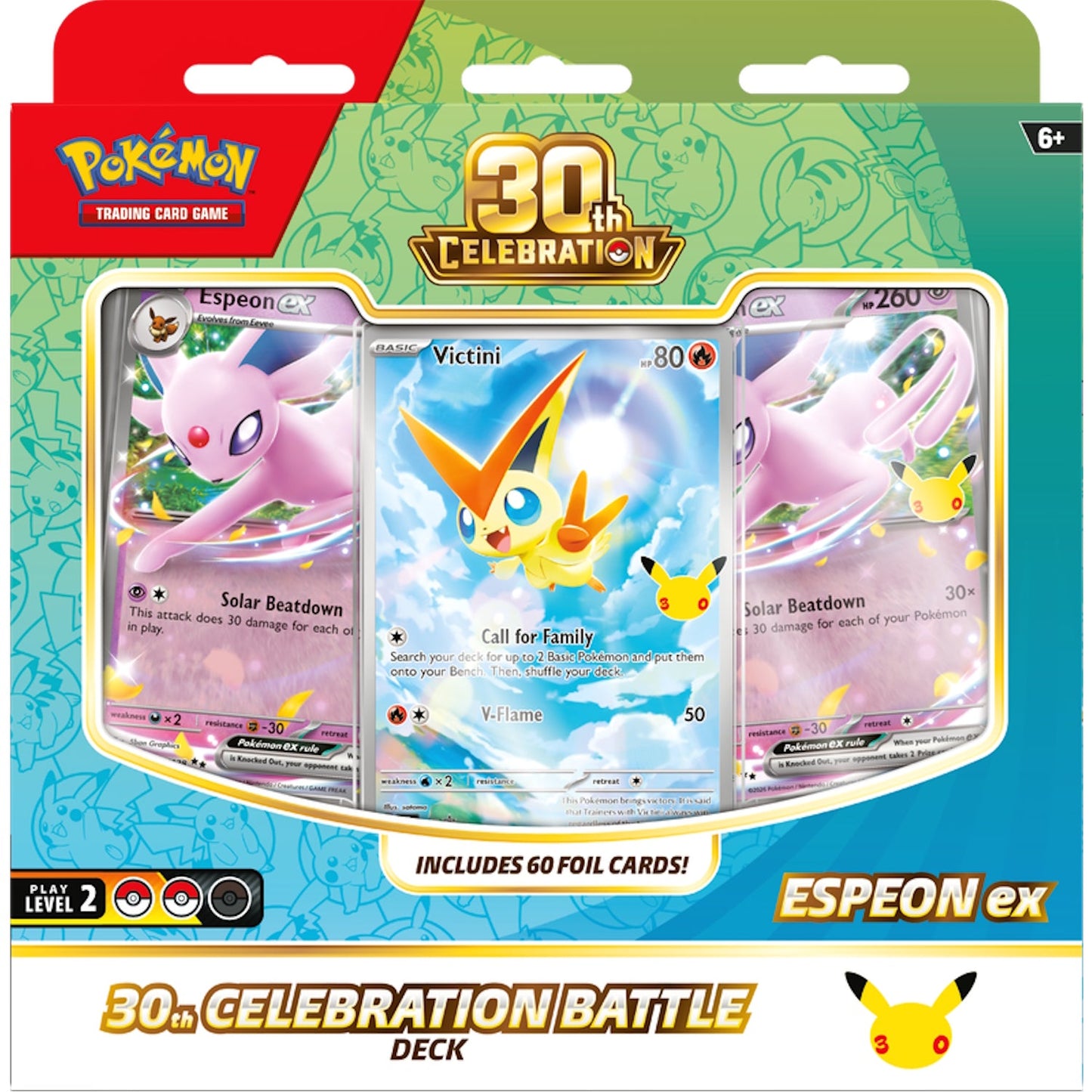 Pokemon TCG - MAX 1 - 30th Celebration Battle Deck - Espeon (PRE-ORDER OCT2, 20260)