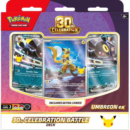 Pokemon TCG - MAX 1 - 30th Celebration Battle Deck - Umbreon - (PRE-ORDER OCT 2, 2026)