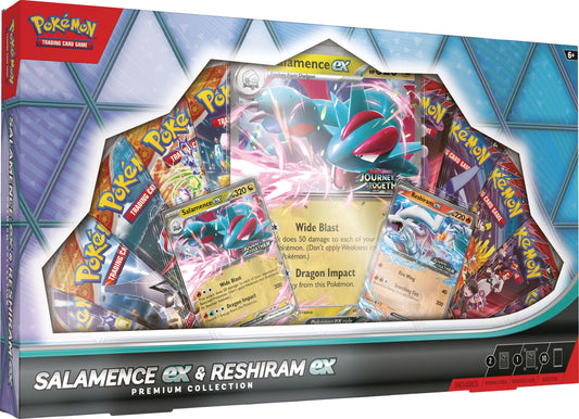 Pokemon - Salamence ex & Reshiram ex Premium Collection Box (PRE-ORDER OCT 2025)