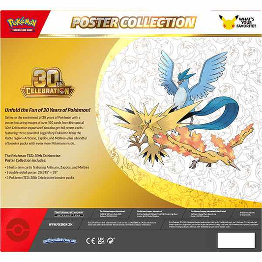 Pokemon - MAX 1 - 30th Celebration - Poster Collection (PRE-ORDER SEPT 16, 2026)