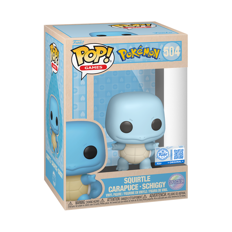 Funko Pokemon  - Squirtle #504 (Soft Color)