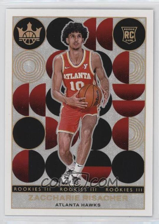 2024-25 Panini Court Kings  - Rookies III - Zaccharie Risacher #199 - Rookie Card - Ungraded Raw Card