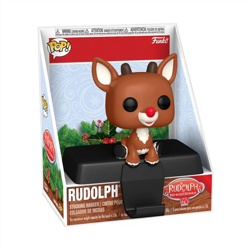 Rudolph the Red-Nosed Reindeer Edge-Sitter Stocking Holder