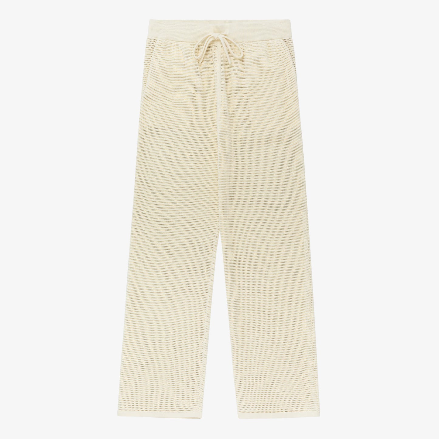Aime Leon Dore Mesh Knit Sweatpants "Prestine Cream" ALD SS23
