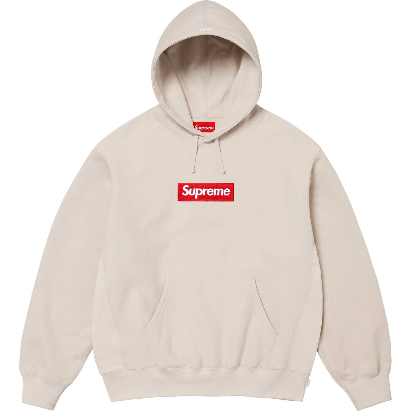 Supreme Box Logo Hooded Sweatshirt FW24 Stone BOGO