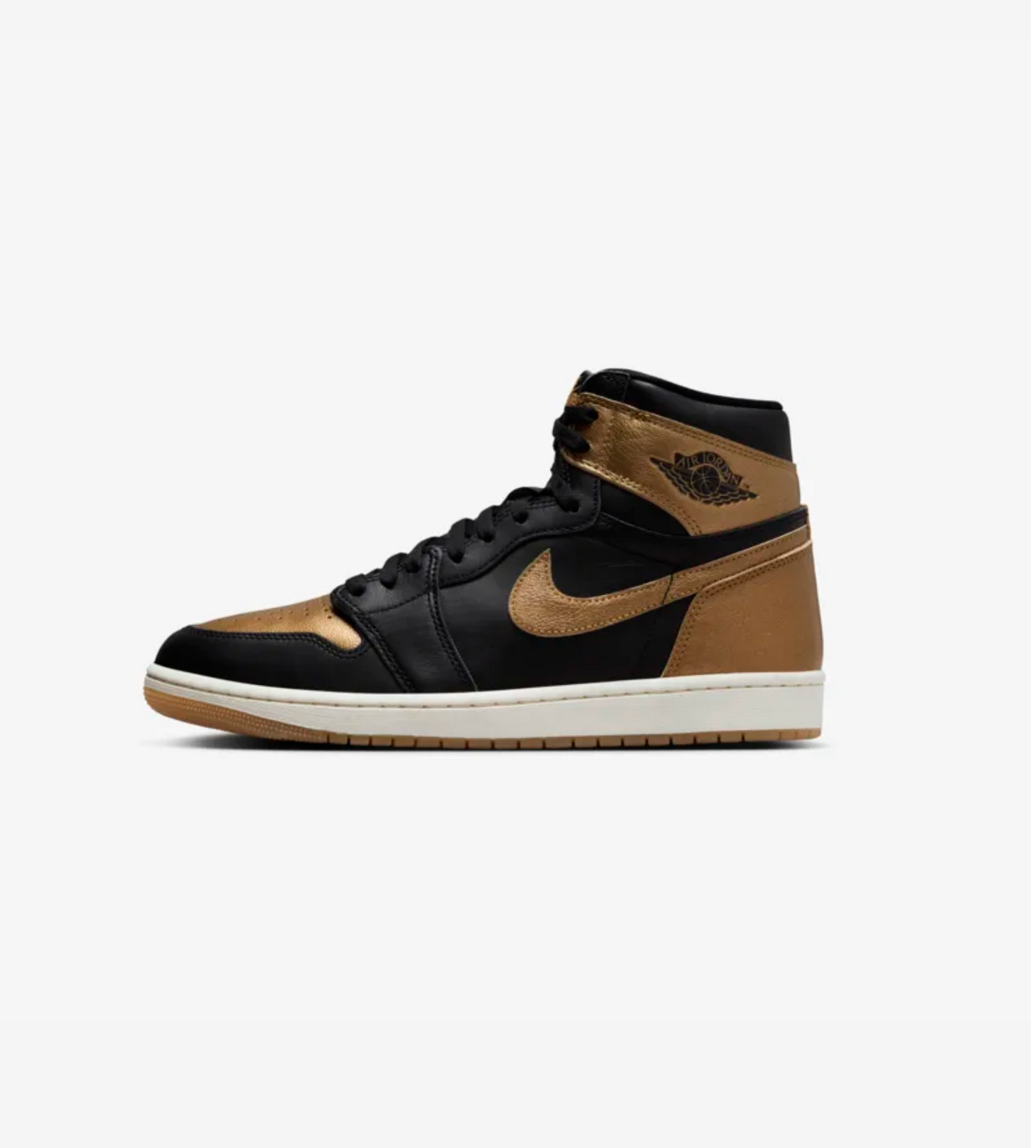 SaleSavy: Air Jordan 1 Retro High OG "Black Metallic Gold" - DZ5485-071