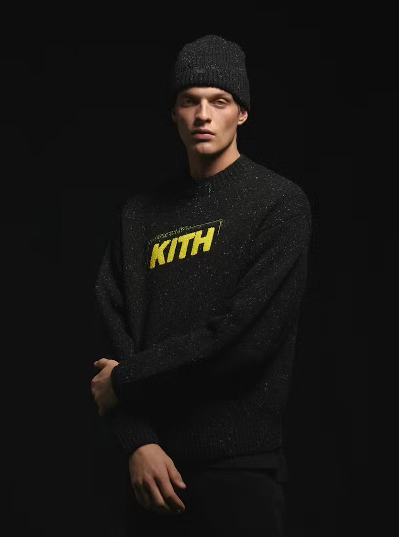 Kith For Star Wars - Galaxy Crewneck Sweater Black