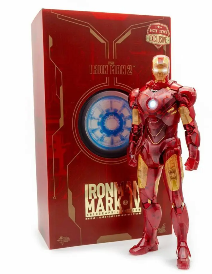 Iron Man Mark IV (Holographic Version) - Hot Toys MMS568- 2020 Toy Fair Exclusive 1/6th Scale Figure