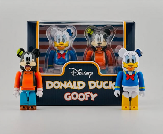 Medicom Toy - BE@RBRICK Donald Duck & Goofy - 2 Pack Set 100%
