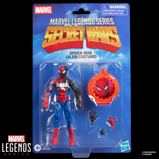Secret Wars Marvel Legends - Wave 2 - Spider-Man (Red & Blue Alien Costume) - Action Figure (PRE-ORDER JULY 2026)