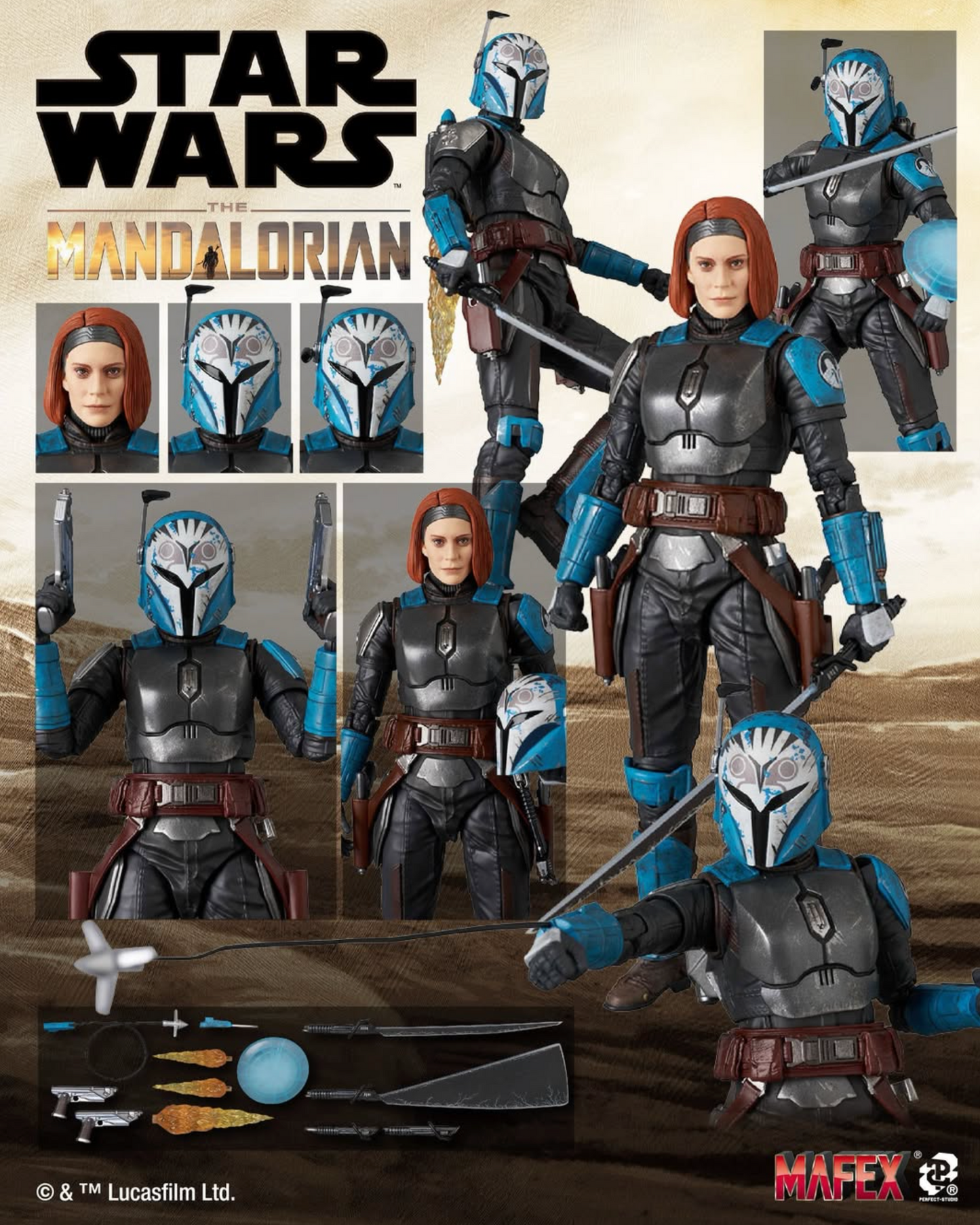カ*プ様 MAFEX BO-KATAN KRYZE フィギュア Medicom MAFEX - The Mandalorian Season 3 Bo-Katan Kryze #314 (PRE