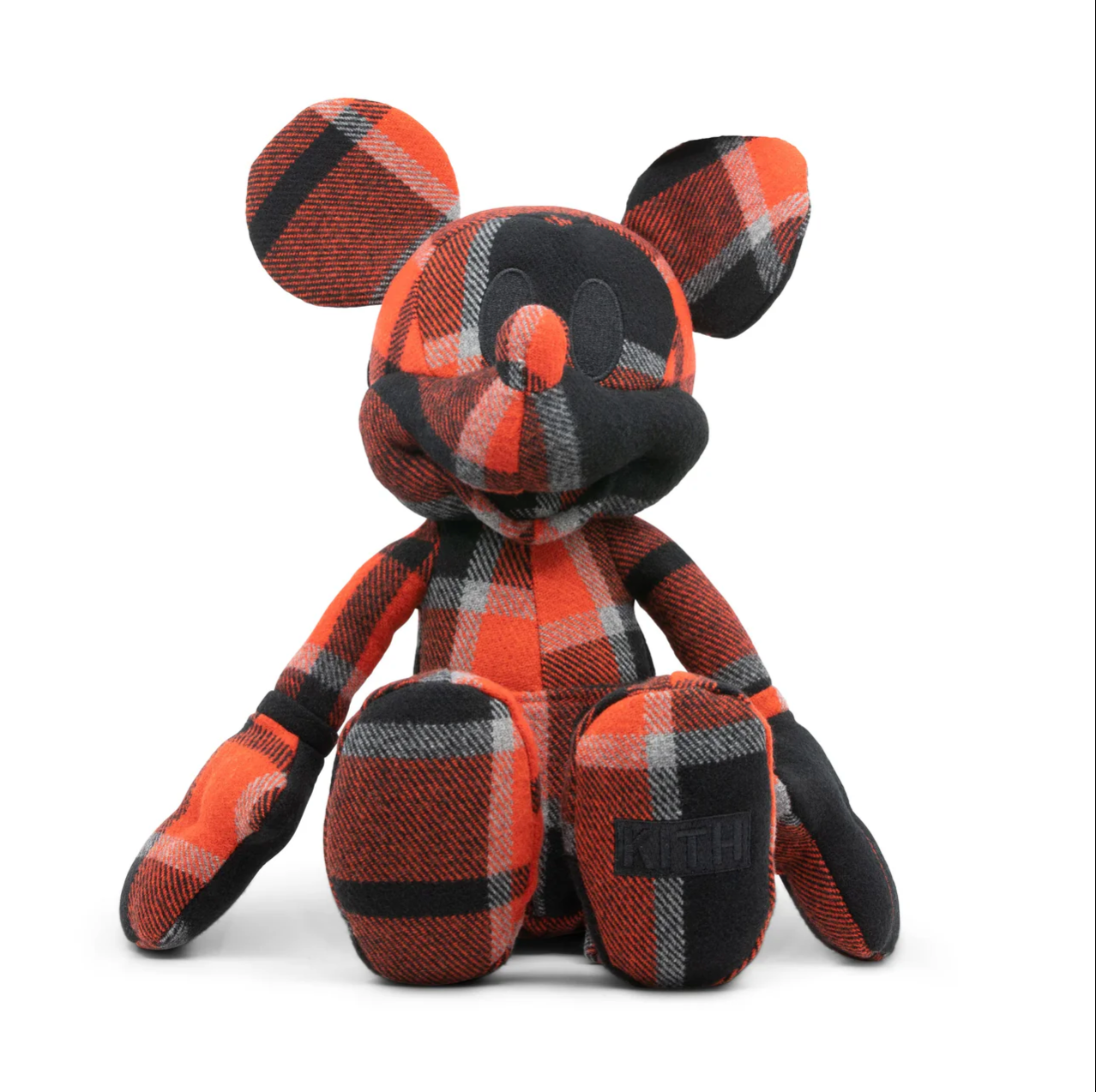 Kith x Disney Large Mickey Plaid Plush