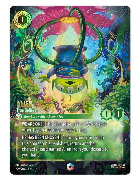 2026 Disney Lorcana - Alien, True Believer (Wilds Unknown