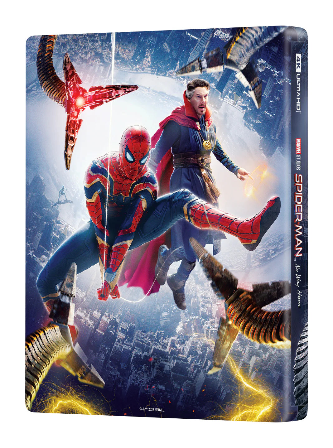 Spider-Man: No Way Home Steelbook (Lenticular Full Slip) - ME#66 MantaLab Limited Edition