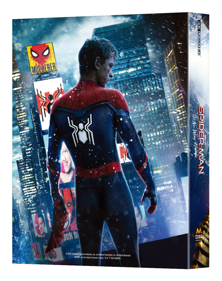 Spider-Man: No Way Home Steelbook (Lenticular Full Slip) - ME#66 MantaLab Limited Edition