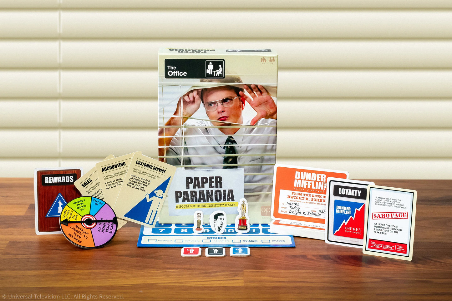 The Office Paper Paranoia Board Game - Dunder Mifflin’s Scranton Branch - OP Games