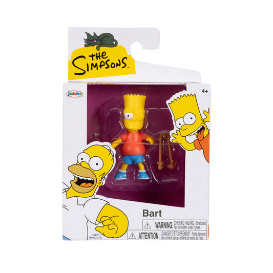 The Simpsons - Bart Simpson Version 2 Winking - Wave 2 Action Figures - 2.5" - Jakks Pacific