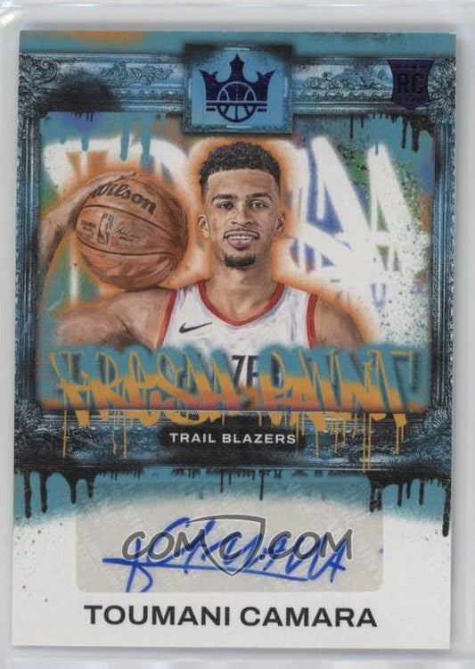2023-24 Panini Court Kings - Fresh Paint - Violet - Toumani Camara #FP-TCP - Limited to /49 - Rookie Card - Ungraded Raw Card