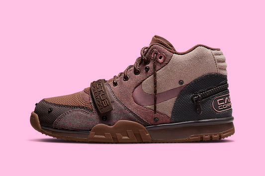 Nike x Travis Scott Air Trainer 1 Wheat - DR7515-200 - Damaged Box