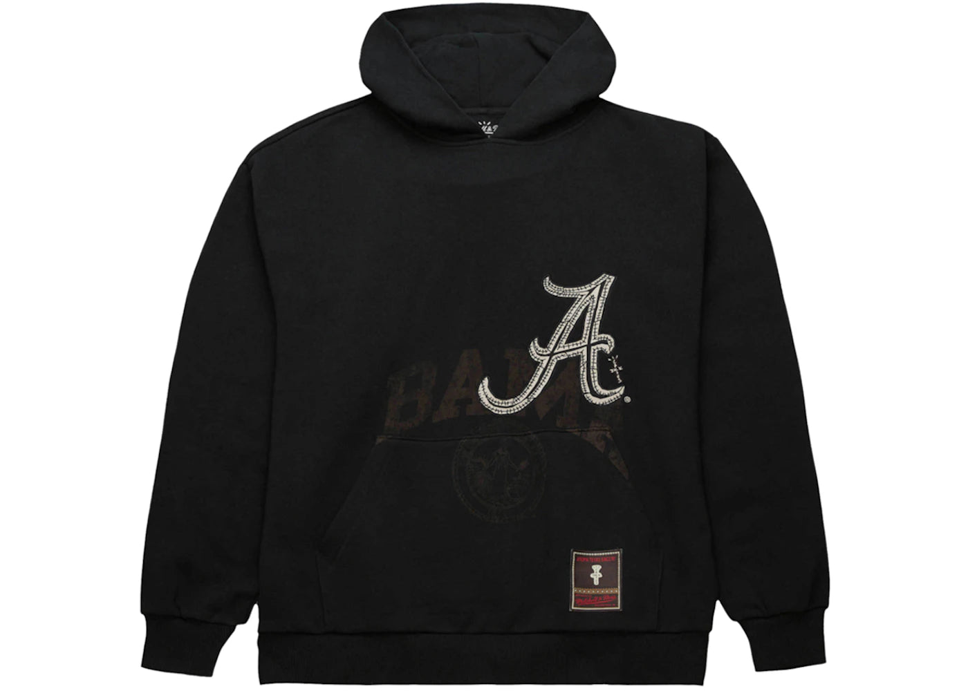 Travis Scott x Mitchell & Ness Alabama Crimson Tide Overlap Pullover Hoodie