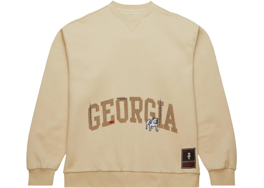 Travis Scott x Mitchell & Ness University of Georgia Pullover Sweatshirt