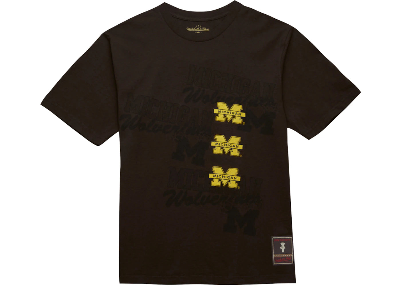 Travis Scott x Mitchell & Ness University of Michigan Seal T-Shirt