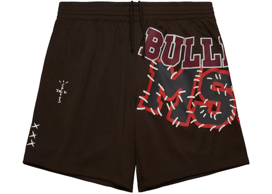 Travis Scott x Mitchell & Ness Mississippi State Shorts