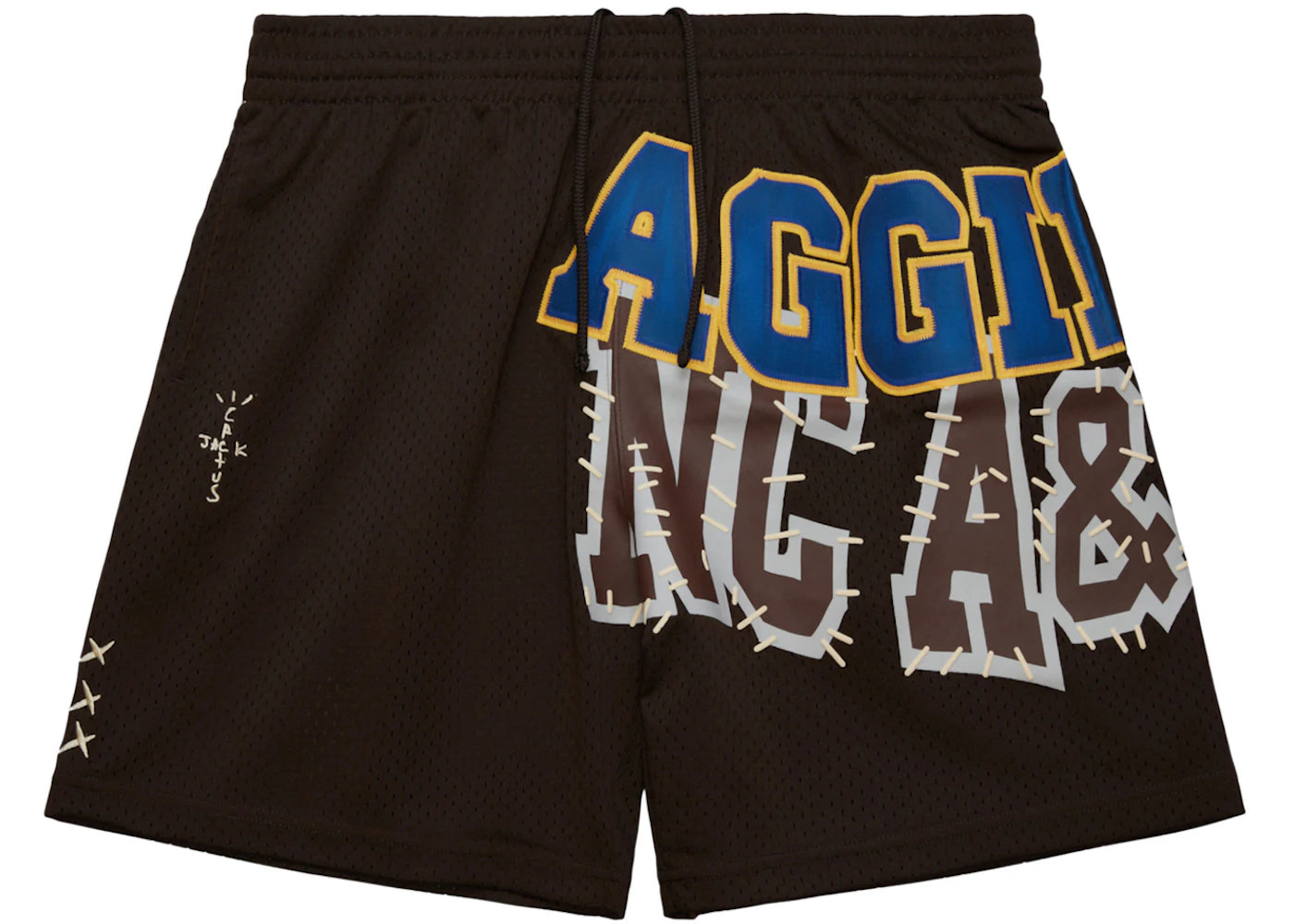 Travis Scott x Mitchell & Ness NC A&T University Shorts