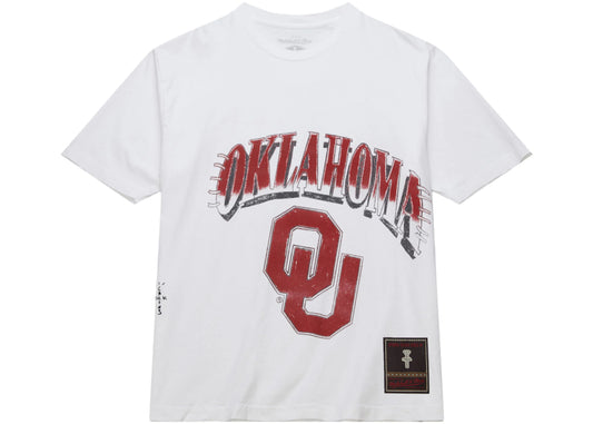 Travis Scott x Mitchell & Ness University of Oklahoma Hand-Drawn T-Shirt