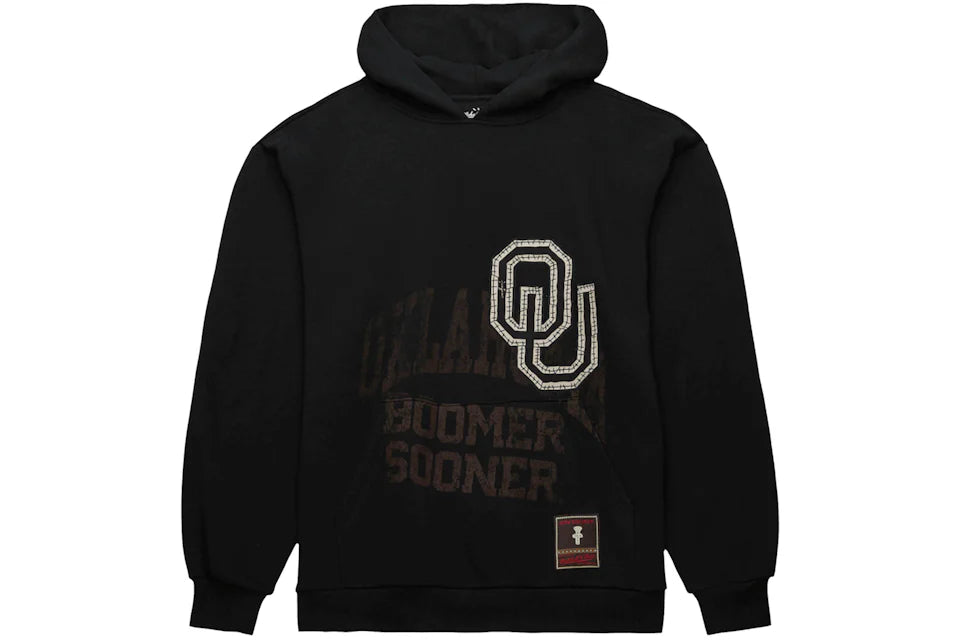 Travis Scott x Mitchell & Ness University of Oklahoma Overlap Pullover Hoodie