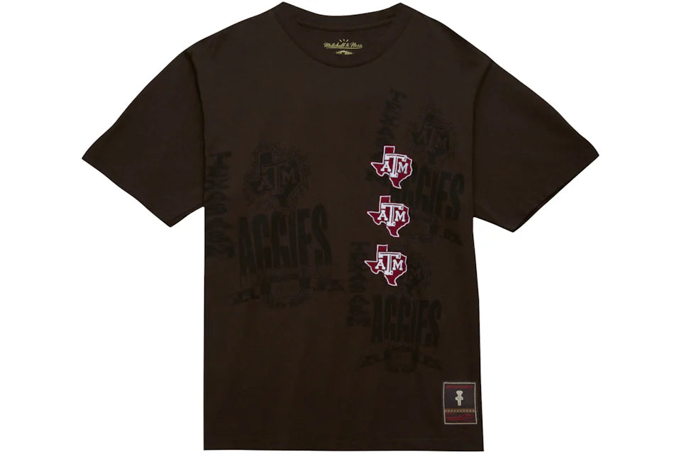 Travis Scott x Mitchell & Ness Texas A&M University Seal T-Shirt