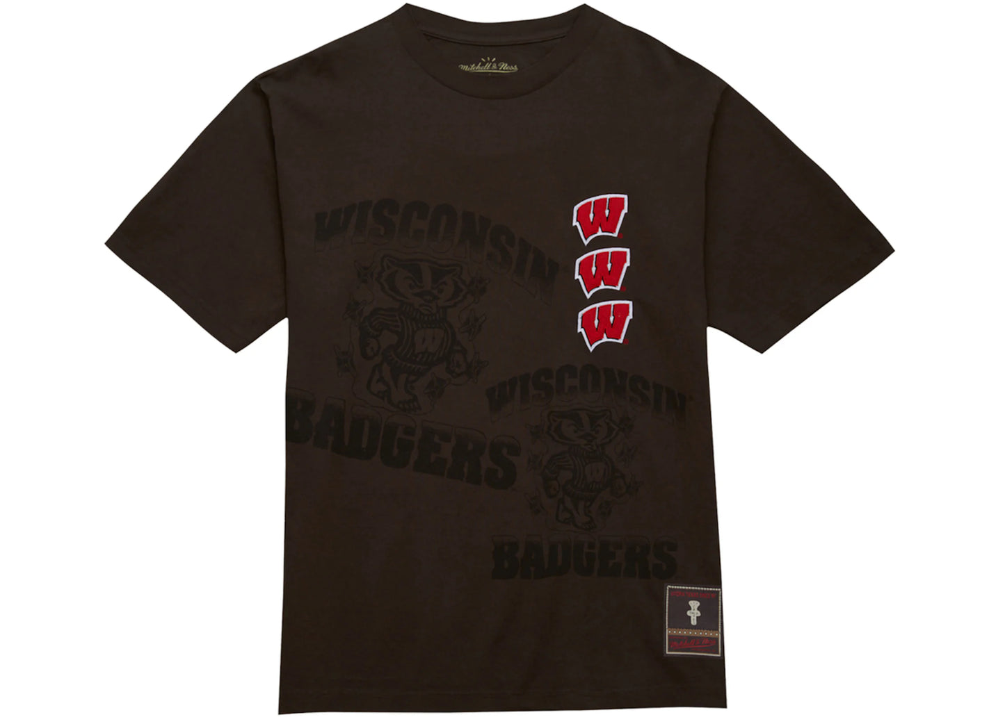 Travis Scott x Mitchell & Ness University of Wisconsin Seal T-Shirt