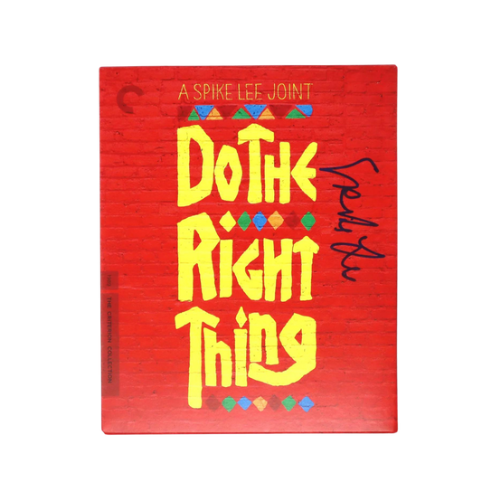 “Do The Right Thing” Criterion Collection Blu-Ray - Signed by Spike Lee