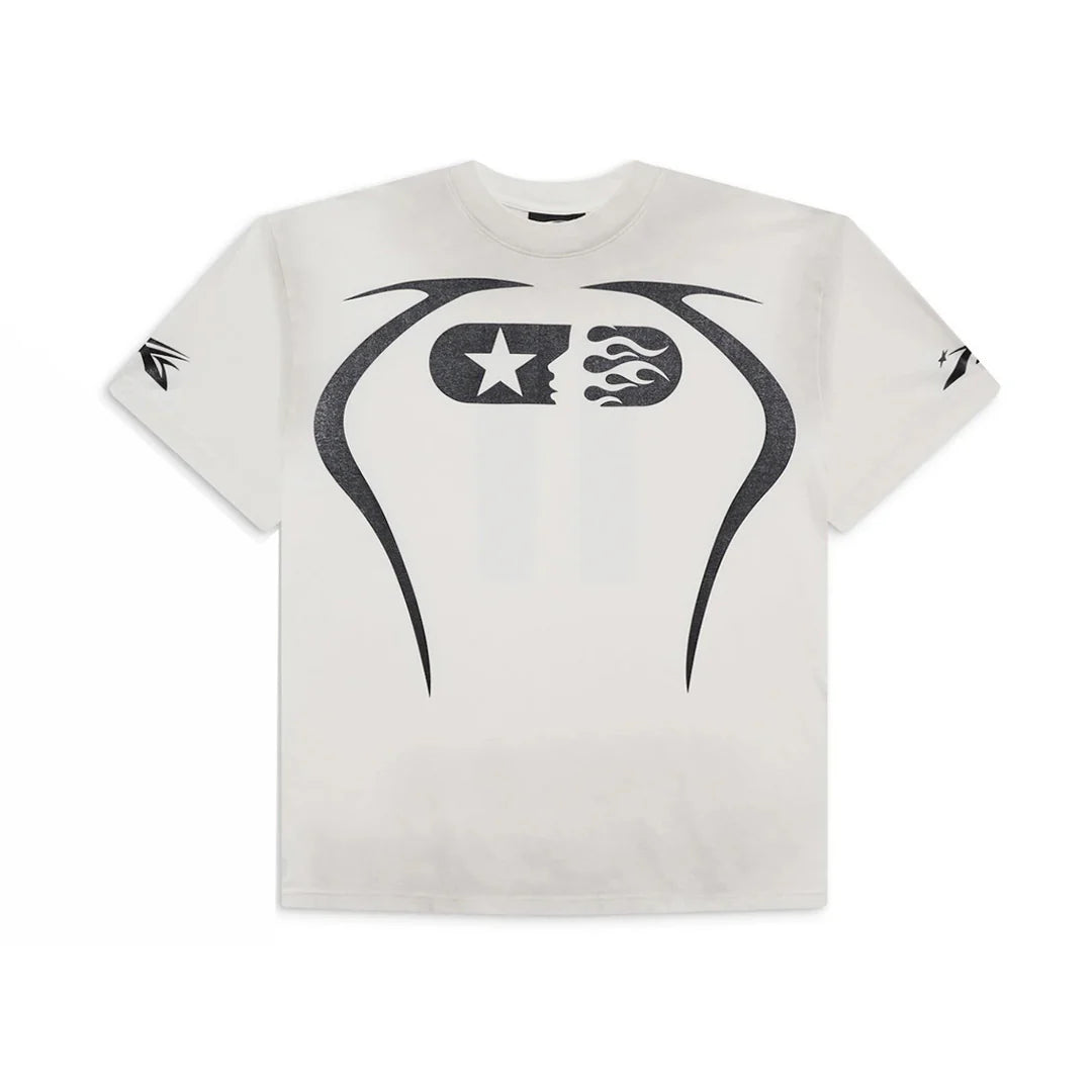 HELLSTAR WARM UP TEE WHITE