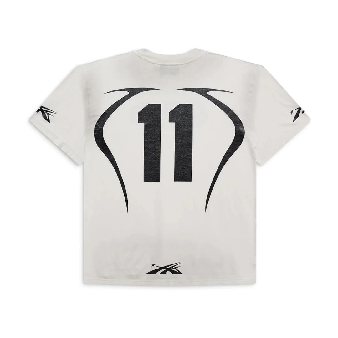 HELLSTAR WARM UP TEE WHITE